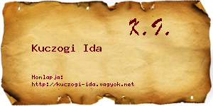 Kuczogi Ida névjegykártya